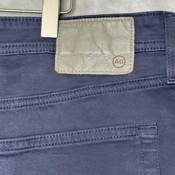 AG Pants Mens 38x34 Blue Everett Slim Straight Stretch Italian Fabric Stretch - Picture 4 of 12